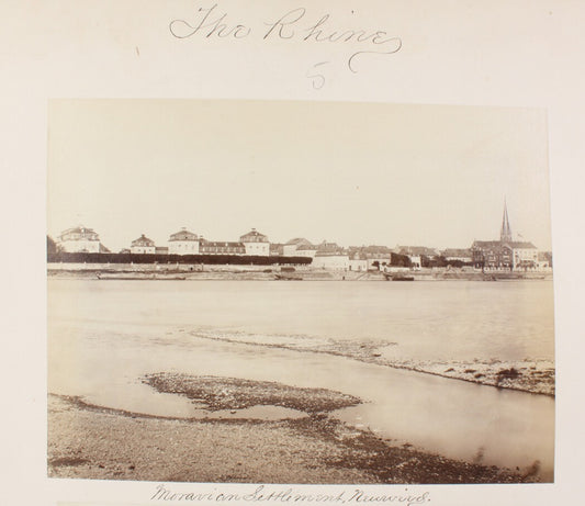 Vintage Rhine Moravian Settlement 8x10 Photo Print Image-Only Reproduction for