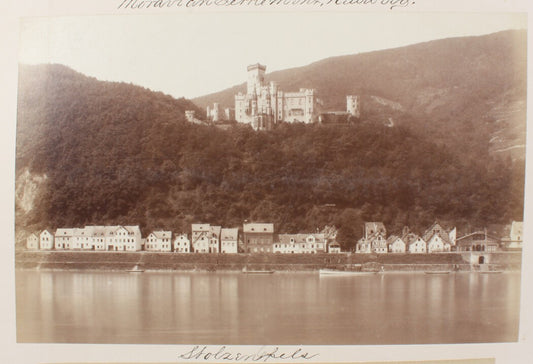 Vintage Stolzenfels Castle on the Rhine Germany 8x10 Photo Print Wall Art and