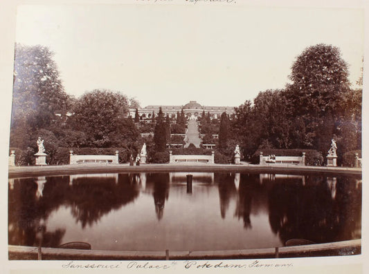 Vintage Sanssouci Palace Potsdam Germany 8x10 Photo Print - Stunning
