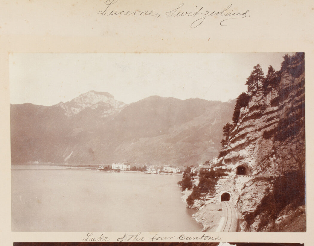 LAKE OF THE FOUR CANTONS, LUCERNE, SWITZERLAND. 8x10 reprint