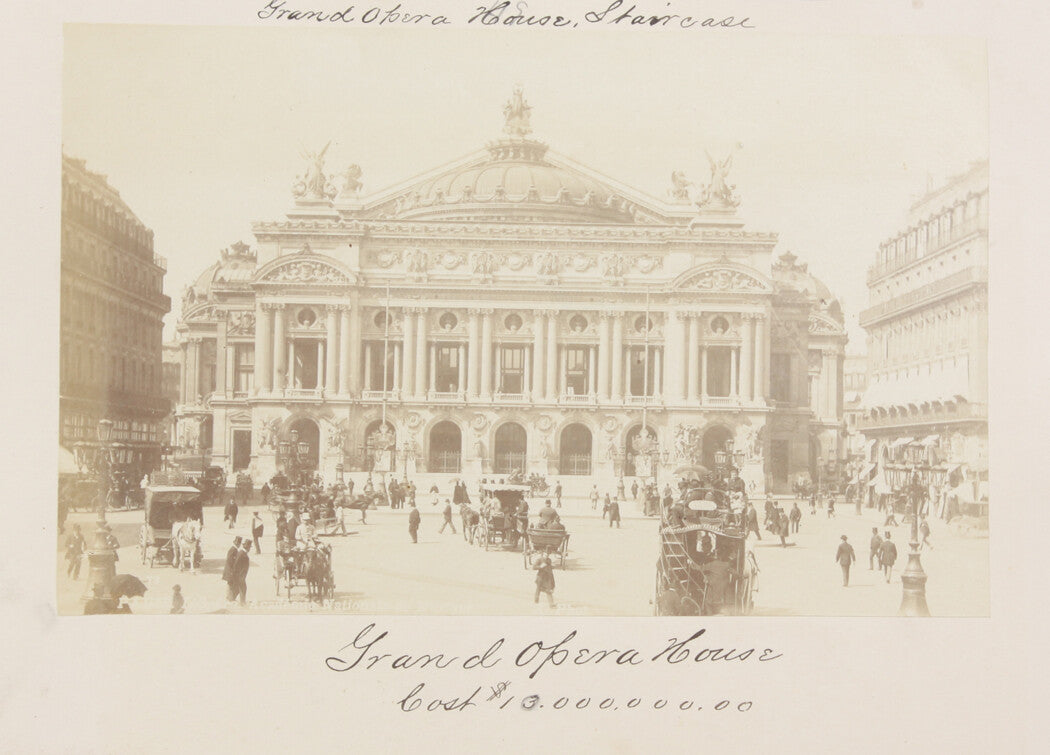 GRAND OPERA HOUSE EXTERIOR. PARIS, FRANCE. 8x10 reprint