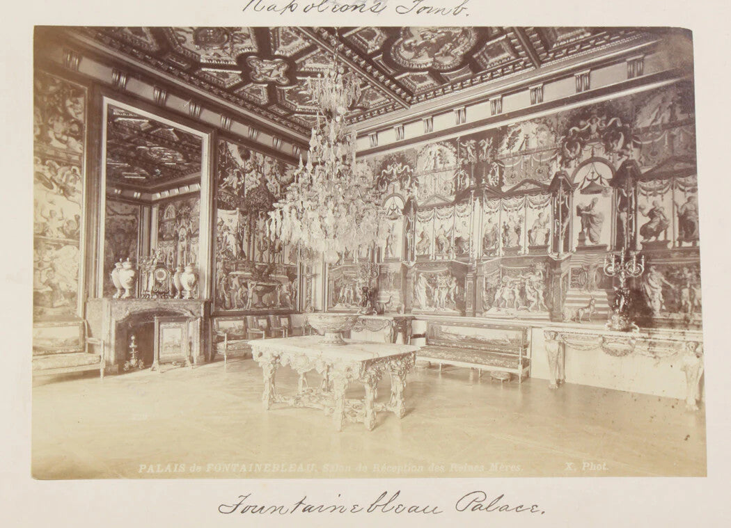 FONTAINBEAU PALACE INTERIOR. PARIS, FRANCE. 8x10 reprint