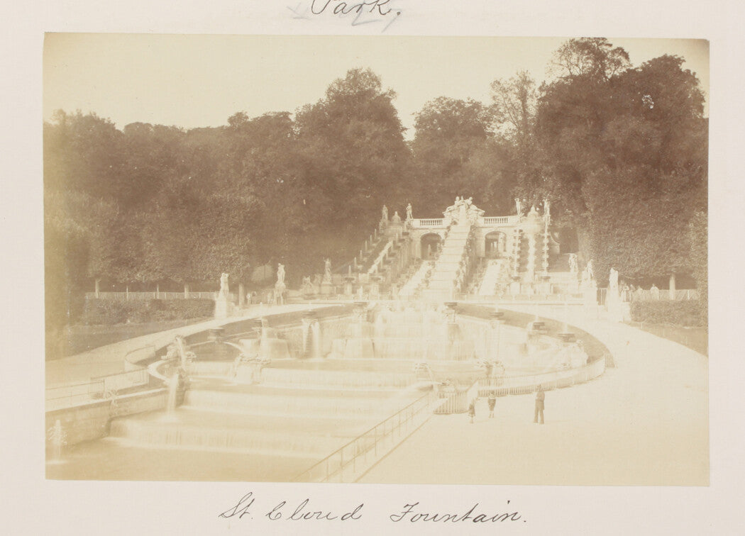 ST CLOUD FOUNTAIN, PARIS, FRANCE. 8x10 reprint