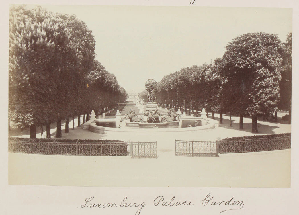LUXEMBURG PALACE GARDEN. PARIS, FRANCE. 8x10 reprint