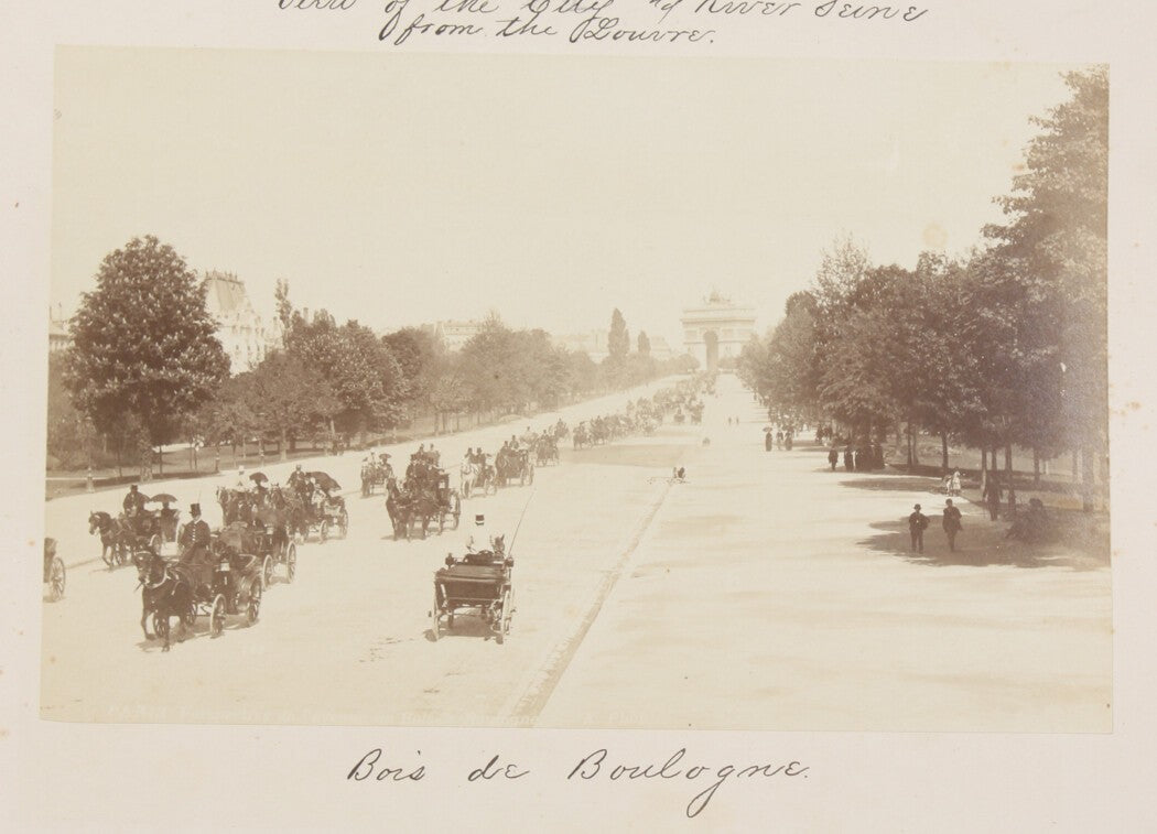 Vintage Paris 8x10 Photo Print - Bois de Boulogne, France, Wall Decor,