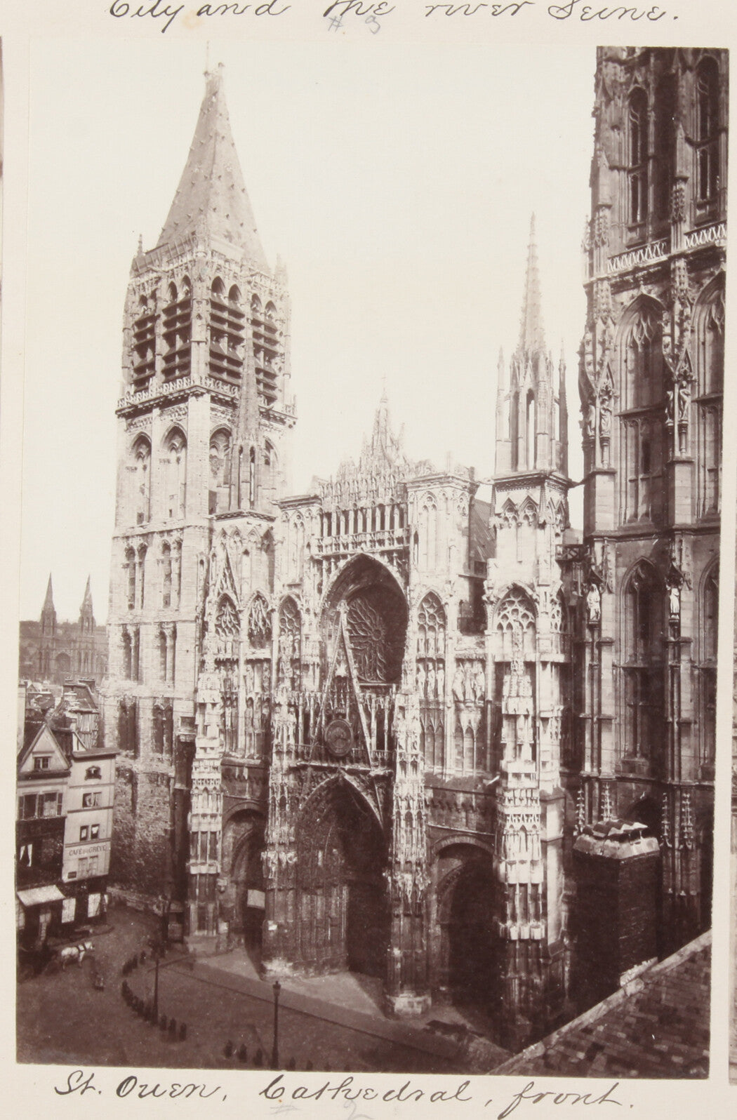 ST OUEN CATHEDRAL, ROUEN, FRANCE.  8x10 reprint