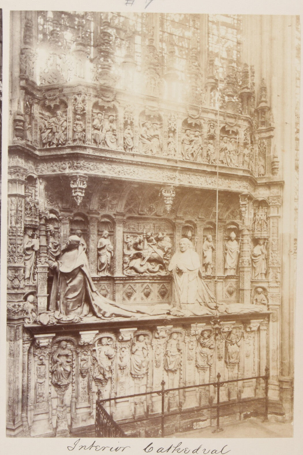 Vintage Rouen, France St Ouen Cathedral Interior 8x10 Photo Print - Gothic
