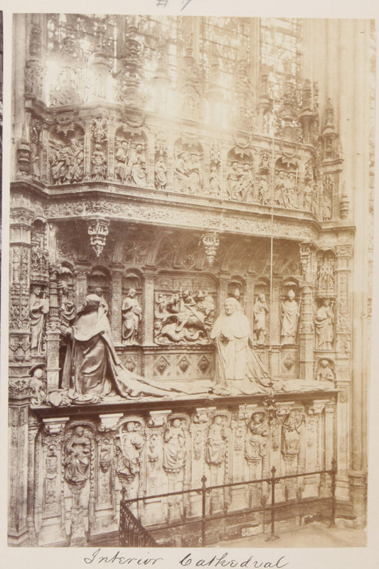 Vintage Rouen, France St Ouen Cathedral Interior 8x10 Photo Print - Gothic