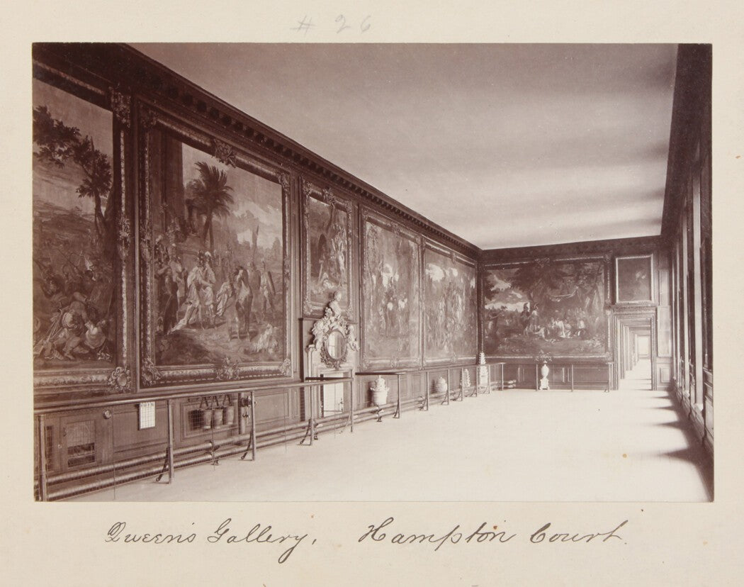 Vintage Hampton Court Palace Queen's Gallery London 8x10 Photo Print - Wall Art,