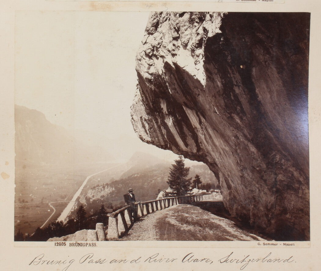 Vintage Brunig Pass Switzerland 8x10 Photo Print - Alpine Landscape Wall Art,