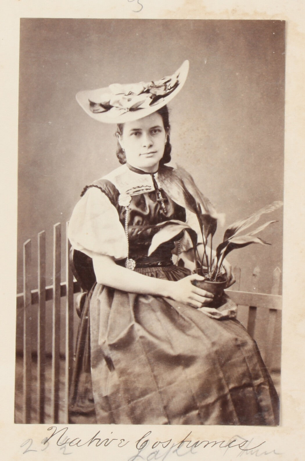 Vintage Swiss Woman in Traditional Dress 8x10 Photo Print - Collectible Wall Art