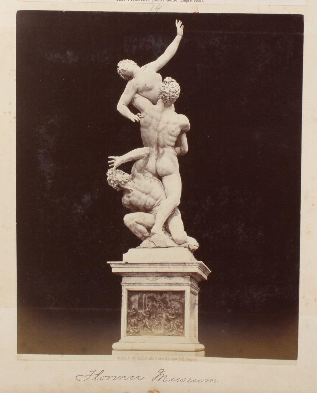Vintage Florence Ratto della Sabina Photo, Italy Museum Reprint 8x10 Wall Art