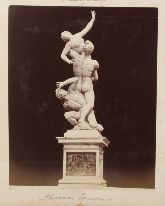 Vintage Florence Ratto della Sabina Photo, Italy Museum Reprint 8x10 Wall Art