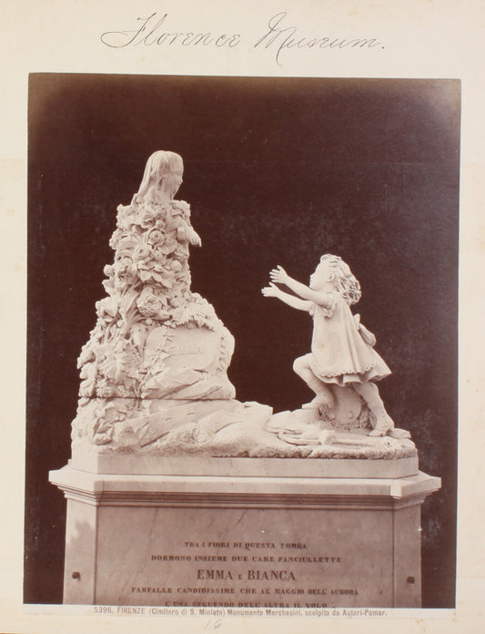 Vintage Florence Museum 8x10 Photo Print - Emma & Bianca, Italy Wall Art for