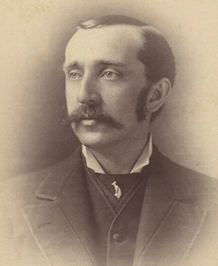 CDV PORTRAIT OF MAN FROM LEISHEAR FAMILY ALBUM - NAME ON BACK