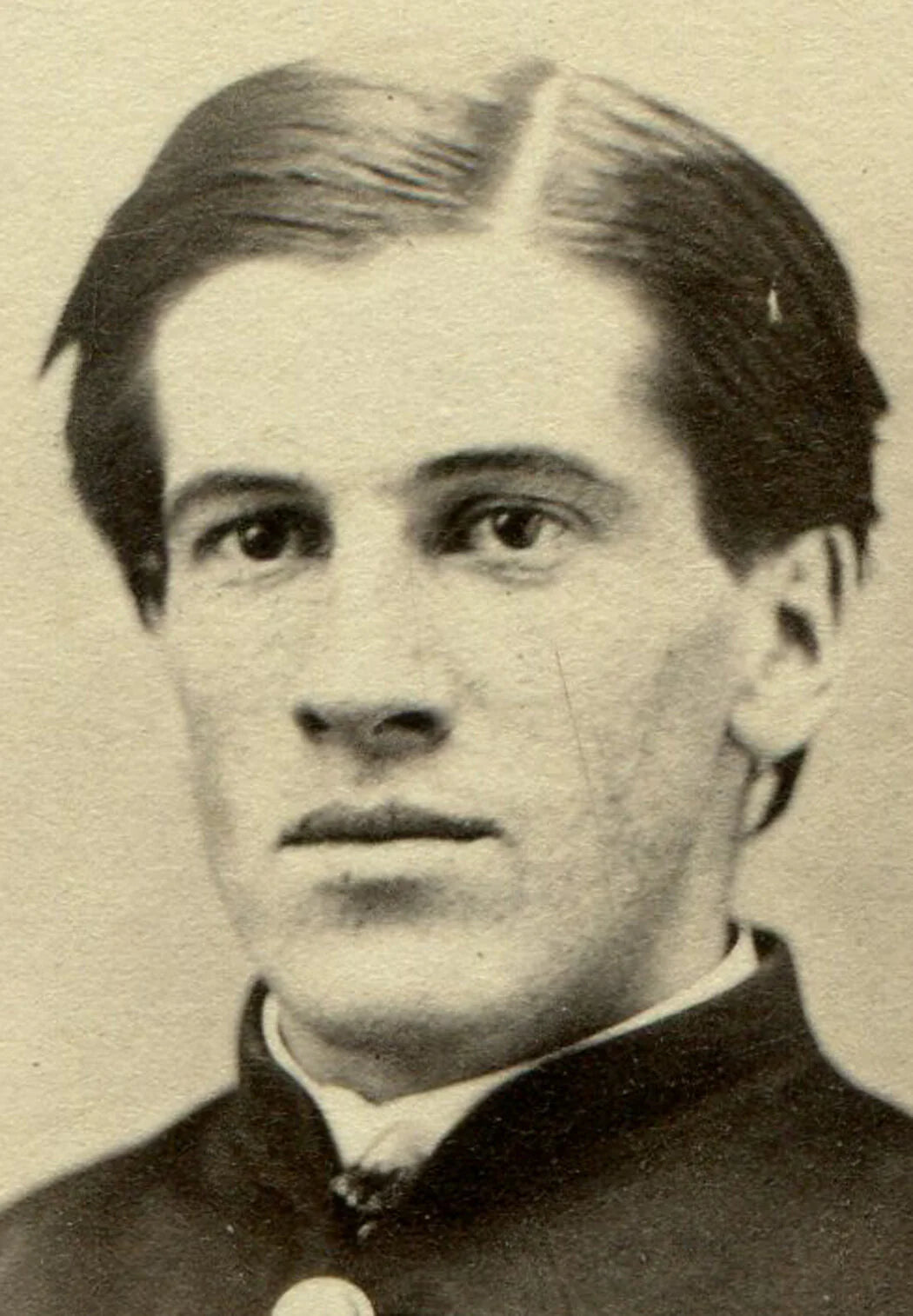 CIVIL WAR SOLDIER IN UNIFORM, TAX STAMP. CDV. NORTHAMPTON, MASS.