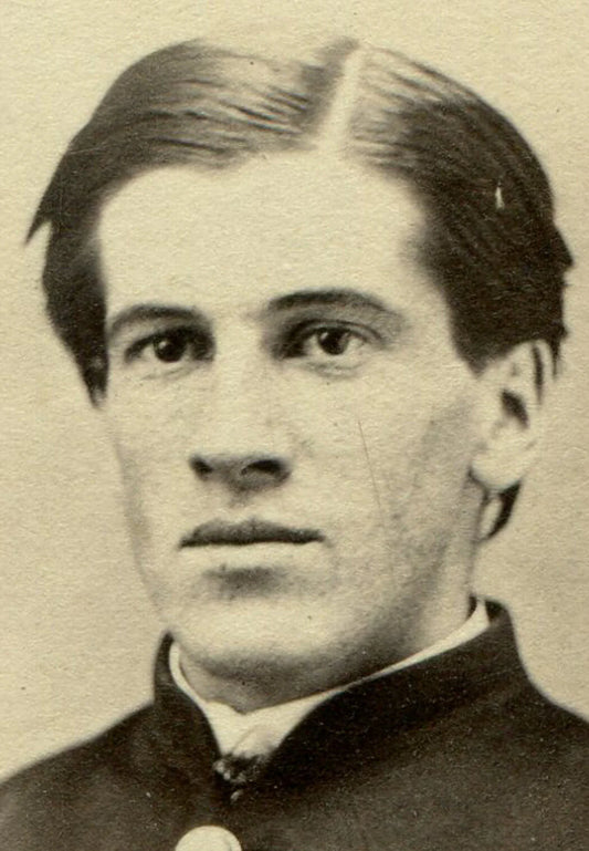 CIVIL WAR SOLDIER IN UNIFORM, TAX STAMP. CDV. NORTHAMPTON, MASS.