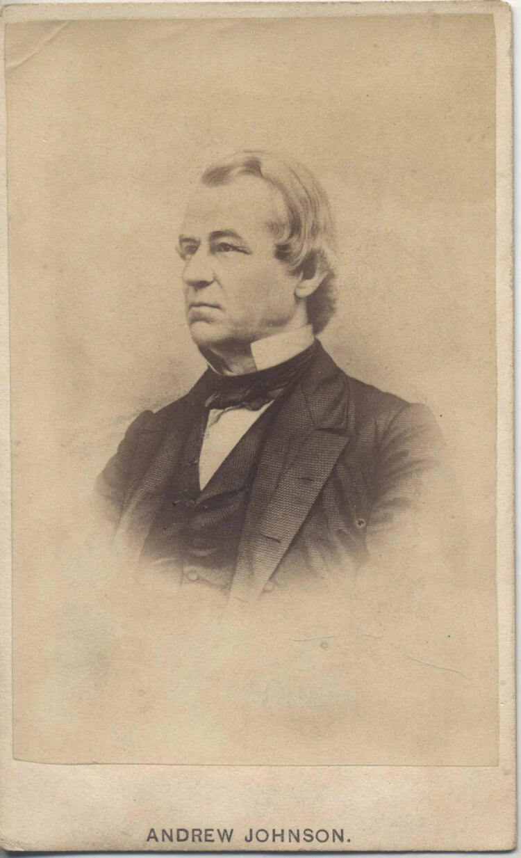 ORIGINAL CDV PORTRAIT OF PRESIDENT ANDREW JOHNSON