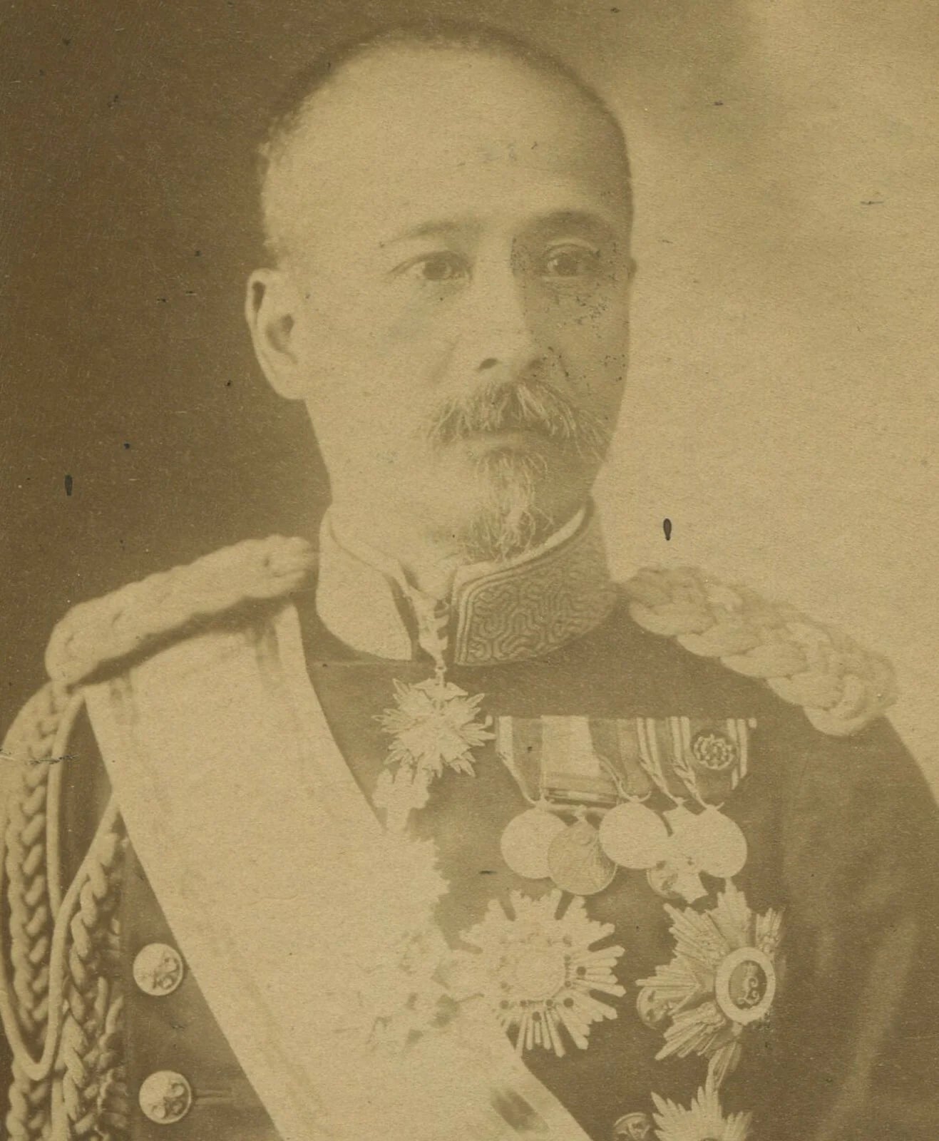 JAPANESE GENERAL VISCOUNT KODAMA GENTARO. CABINET CARD.