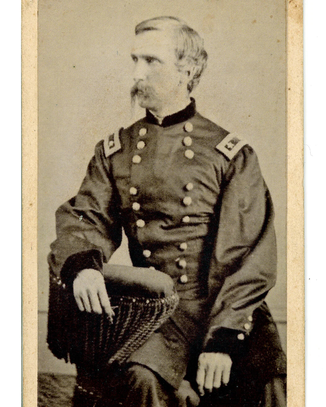 8X10 REPRINT OF PORTRAIT OF CIVIL WAR GENERAL CHAMBERLAININ UNIFORM