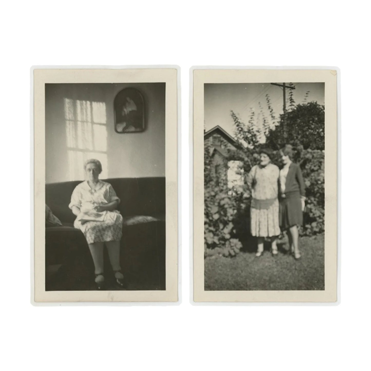 1920S VINTAGE PHOTO - FAMILY AT CHURCH W CAR, EXTRA PHOTOS (4) INDIANAPOLIS IND