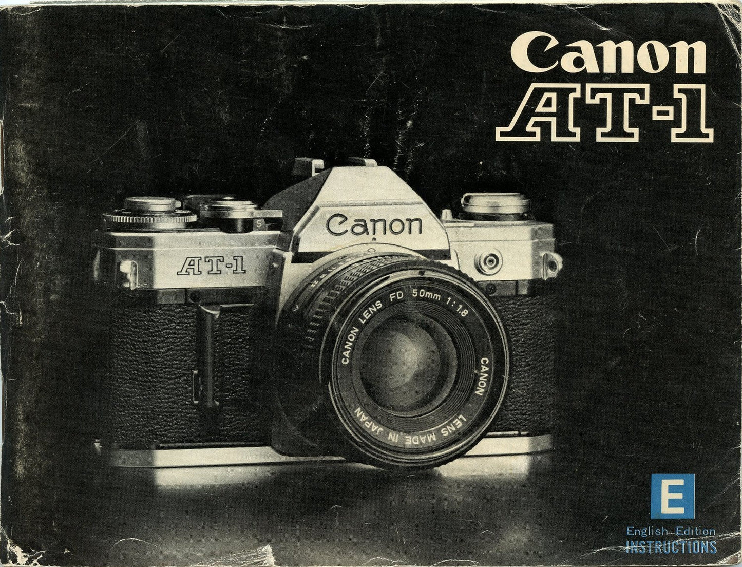Original Manual for Canon AT-1 Camera