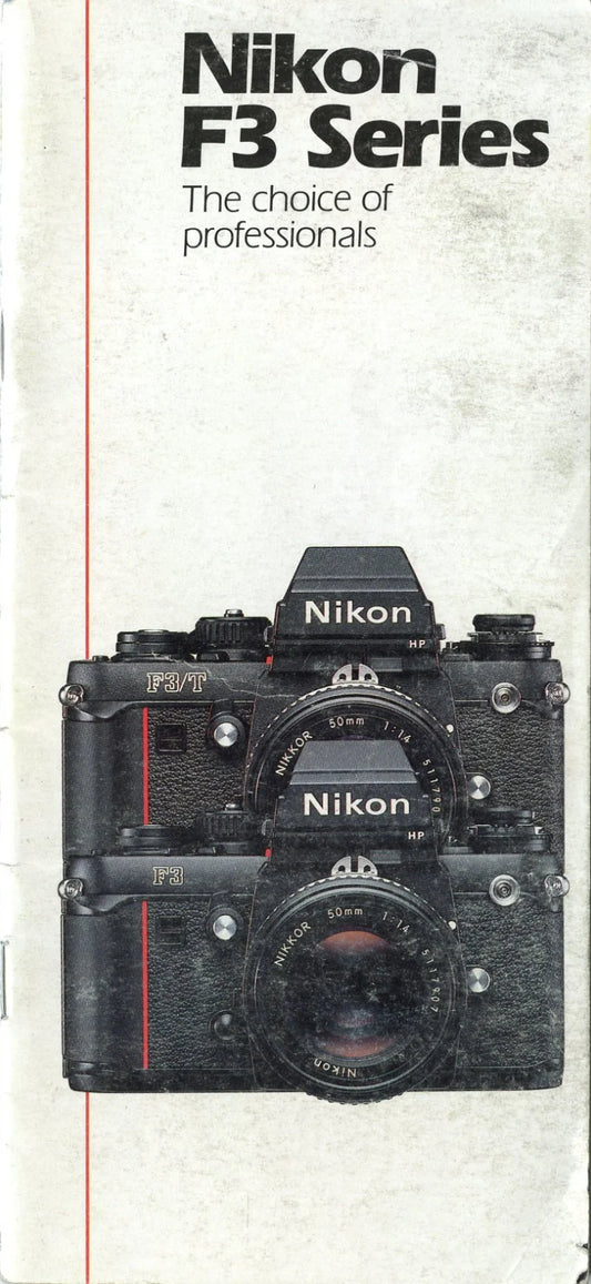 Vintage Nikon Promo Booklet F3 Series