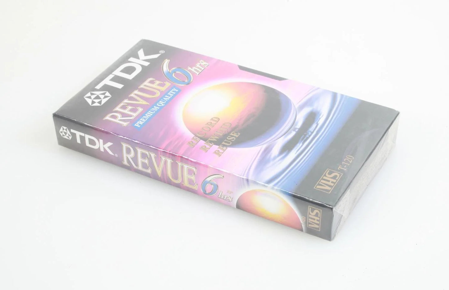 Vintage Sealed TDK Revue T120 VHS Tape 6 Hours
