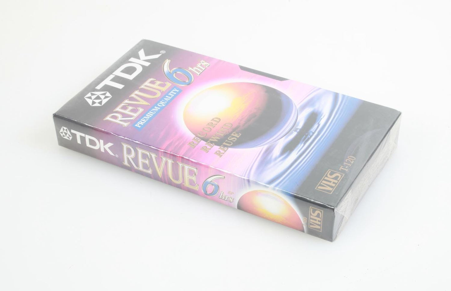 Vintage Sealed TDK Revue T120 VHS Tape 6 Hours
