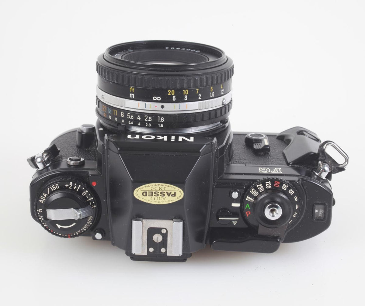 Nikon FG Student Film Camera w/50mm Lens, FOR PARTS