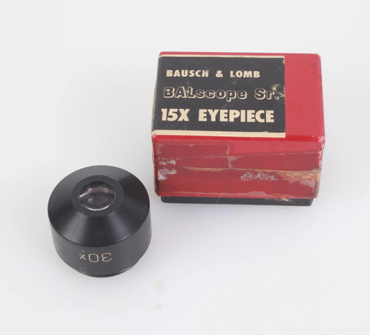 Vintage Bausch & Lomb BALscope Sr 30x Eyepiece in 15x Box