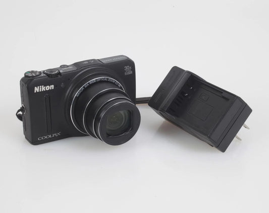 Nikon Coolpix S9700 Digital Point and Shoot Camera 30x Zoom Tested and Working