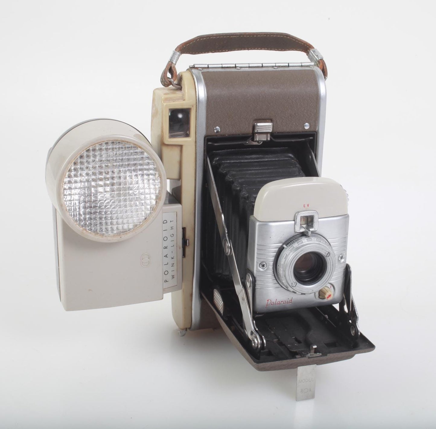 Polaroid Model 80A Land Camera w/Wink Light Flash