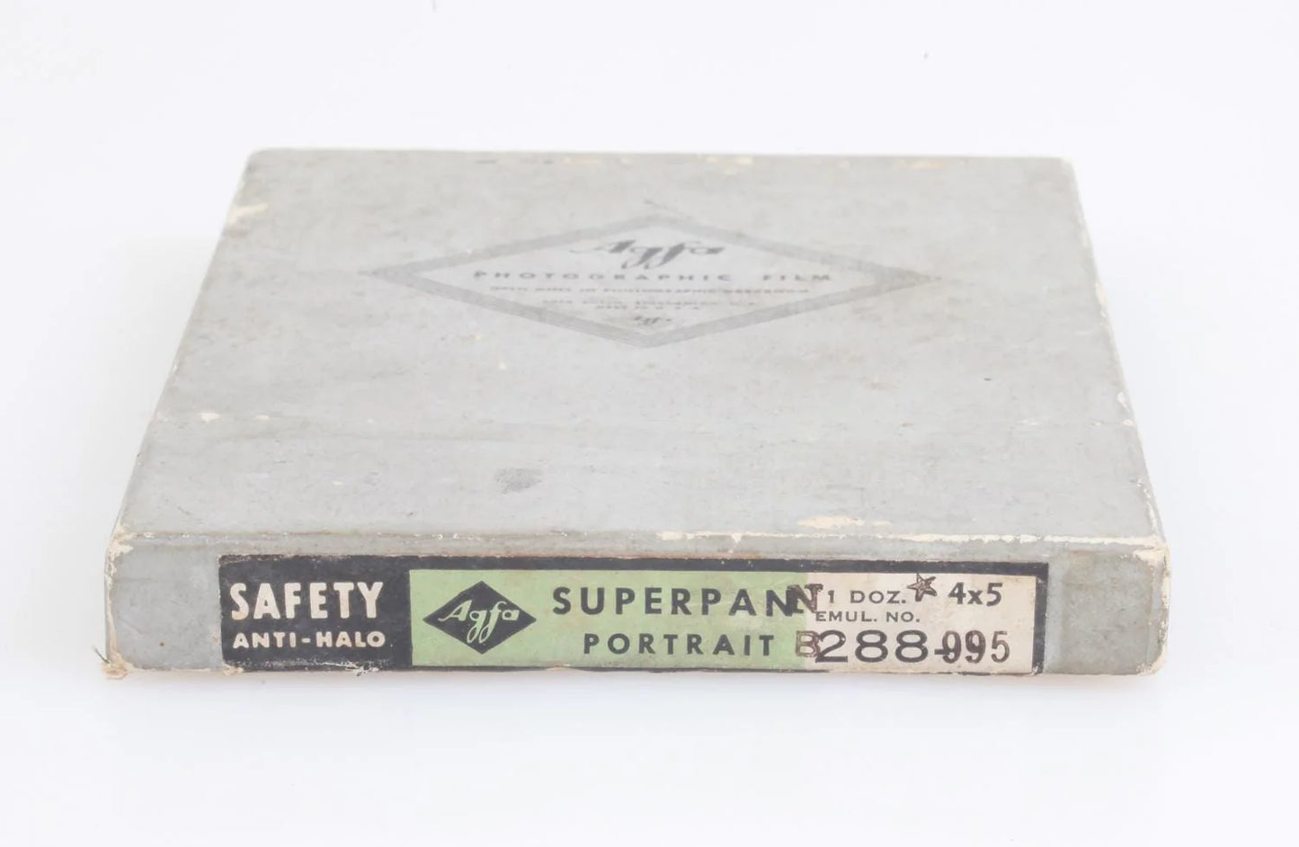 AGFA Superpan Portrait 4x5 12 Sheets Large Format Film Unopened Exp. 1943