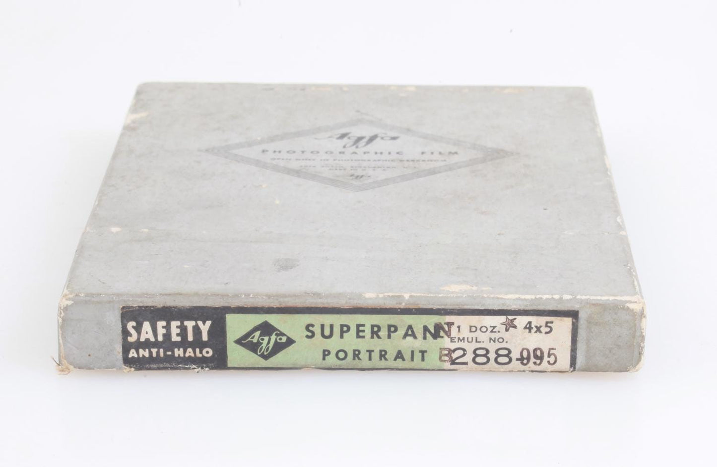AGFA Superpan Portrait 4x5 12 Sheets Large Format Film Unopened Exp. 1943