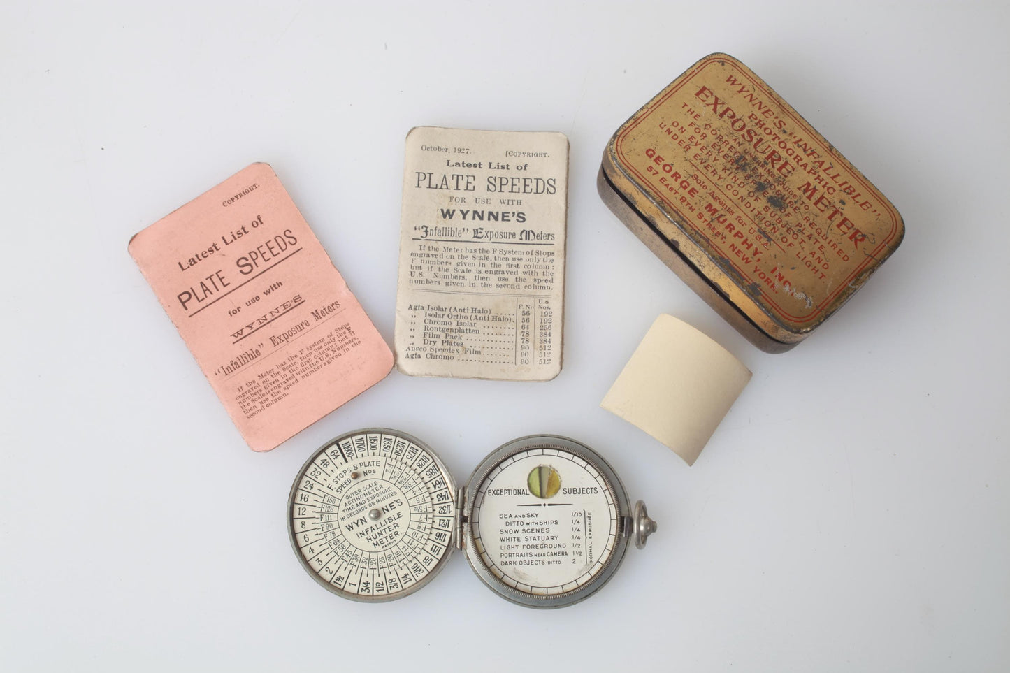 Wynne's Infallible Photographic Exposure Meter