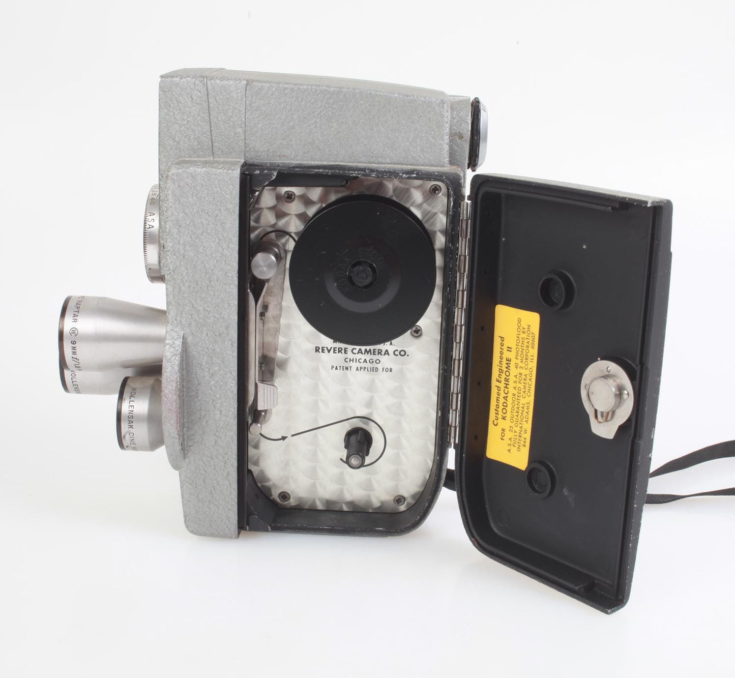 Revere Eye-Matic Spool Eight Movie Camera w/Single Frame Works