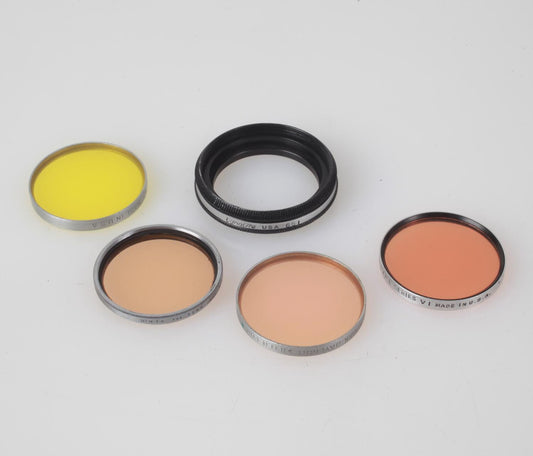 Leica 39mm Adapter Ring and 4 Series VI Filters