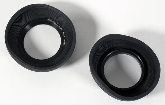 49MM LENS HOODS SET OF 2 WIDE ANGLE AND REGULAR