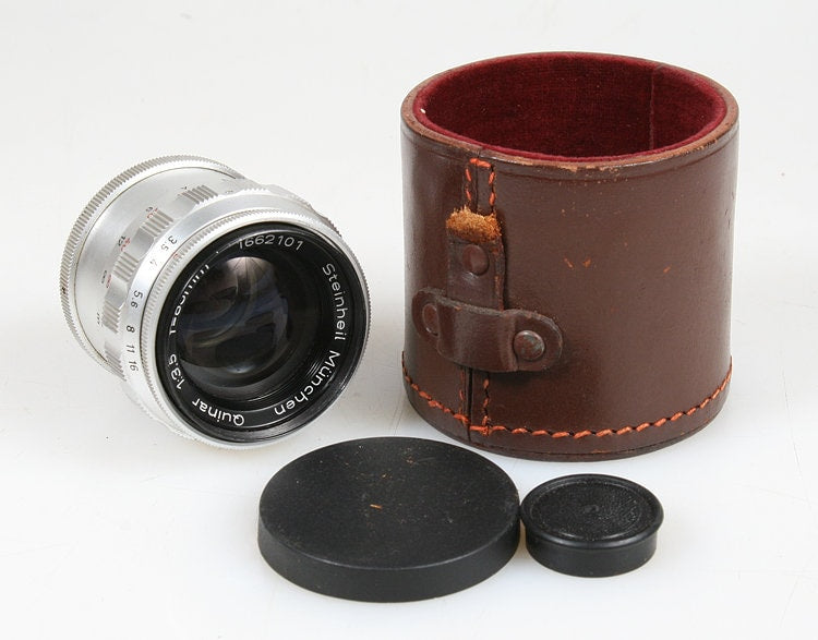 Steinheil Munchen Quinar 85mm F 3.5 Lens Leica L39 Screw Mount
