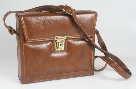 Vintage Retro Leather Camera Carrying Case