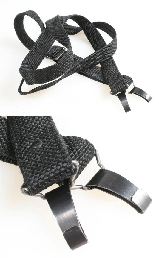 Camera Strap Black with Clips