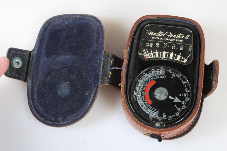 Art Deco Bakelite Photo Meter in Case - Display/Prop Only