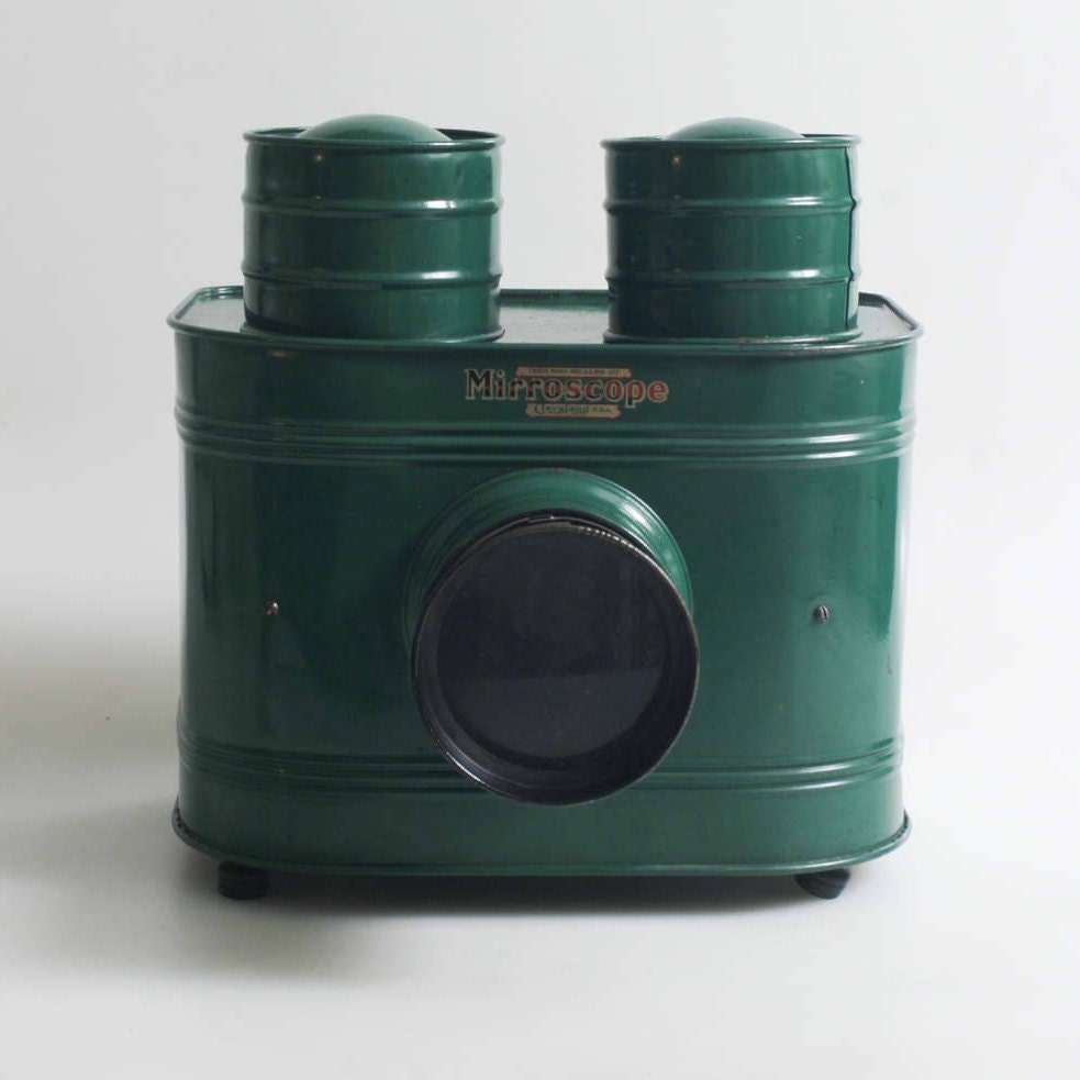 Vintage 1920s Mirrorscope Magic Lantern Slide Projector