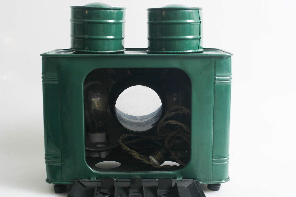 Vintage 1920s Mirrorscope Magic Lantern Slide Projector