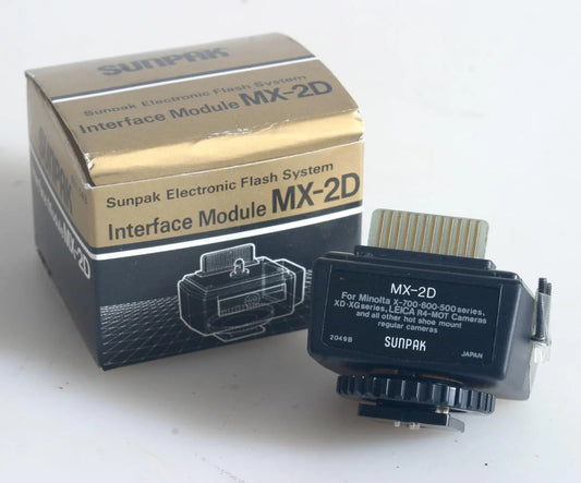Sunpak MX-2D Flash Module 4 All Hot Shoe MINOLTA CAMERAS