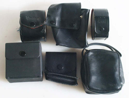 PHOTOGRAPHIC ACCESSORY CASES LOT OF 6