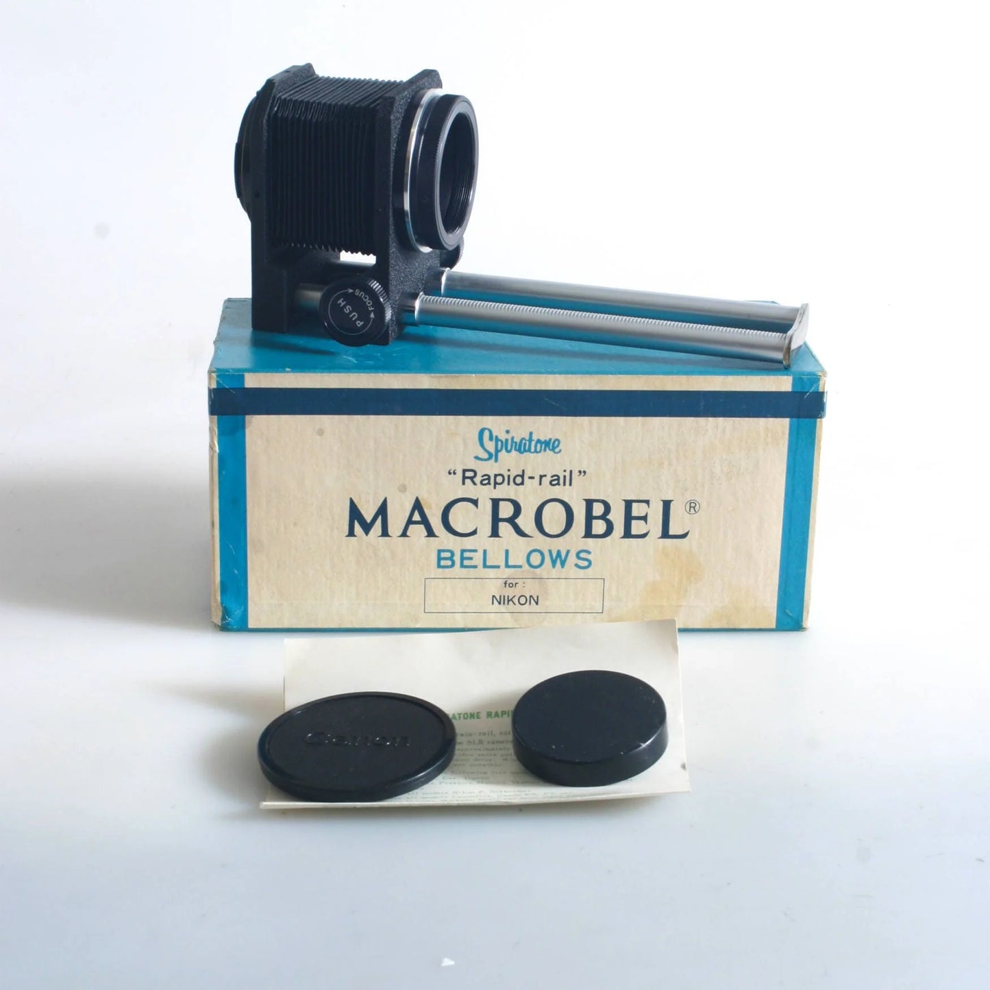 Spiratone "Rapid Rail" Macrobel Bellows For Nikon