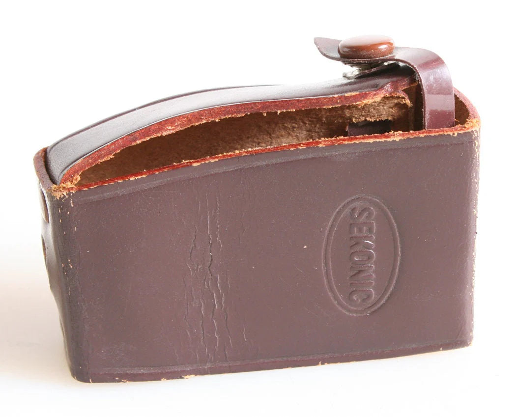 Sekonic Case, Vintage, Brown Leather
