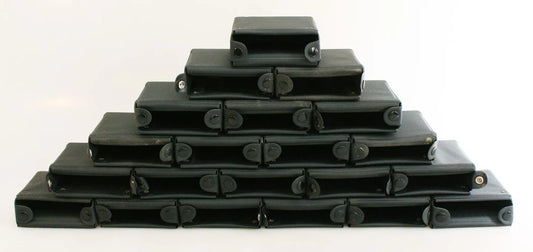Vintage Photographic Cases, Lot 21, Stackable 4.25 x 1.75 x 4in, Unbranded,